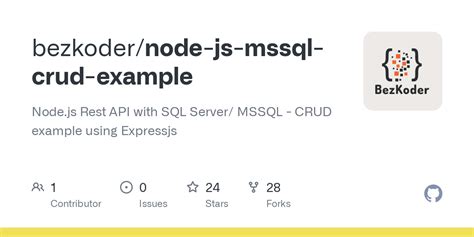 node js crud example with sql server github