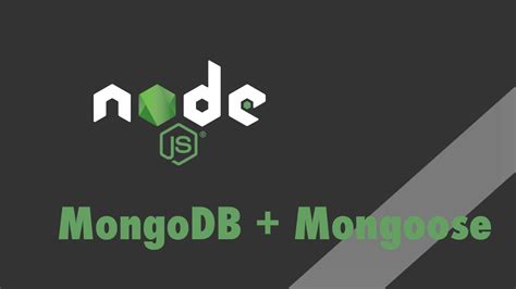 node js express and mongoose tutorial