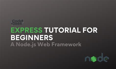 node js express tutorial pdf