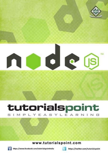 node js tutorial pdf free download
