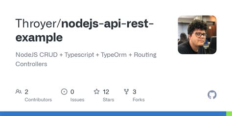 nodejs rest api example github