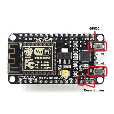 Nodemcu Esp8266 Reset Button