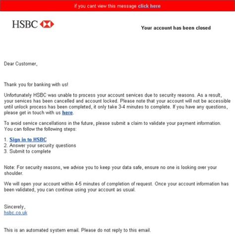 noel quinn hsbc email scam
