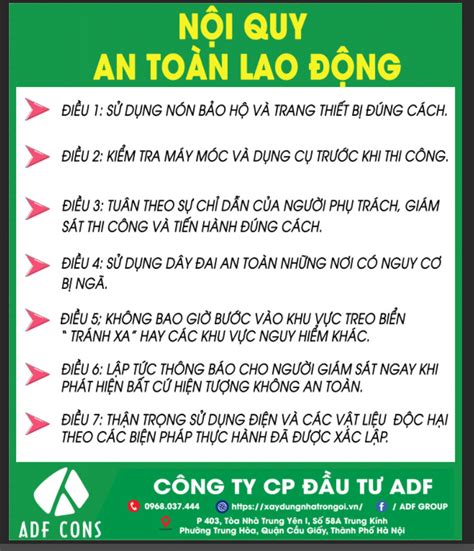 noi quy an toan lao dong