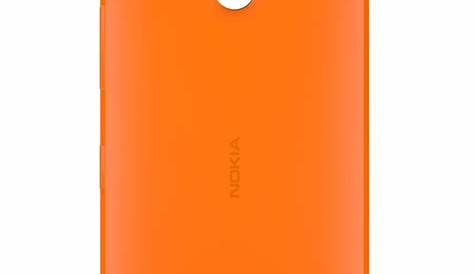 Nokia Back Cover for Nokia Lumia 630 - Orange - Plain Back Covers Online at Low Prices