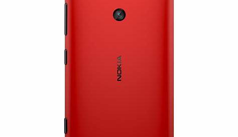 Nokia Original Back Panel For Nokia Lumia 520/Lumia 525 - Red - Plain