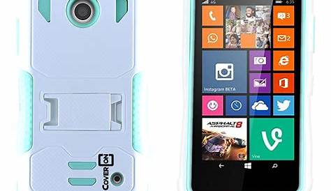 Hard Soft Protective Armor Cover for Nokia Lumia 635 Hybrid Phone Case
