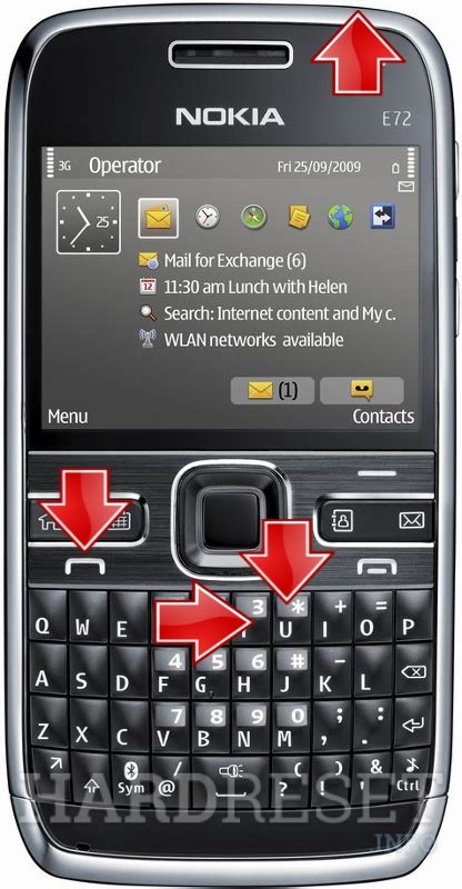 nokia e72 default lock code