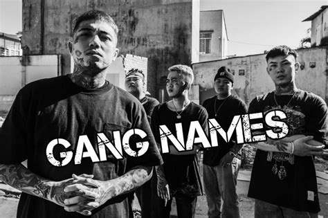 nom de gang anglais