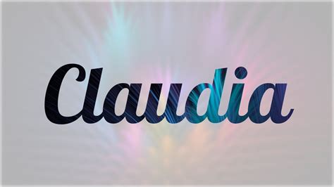 nombre completo de claudia