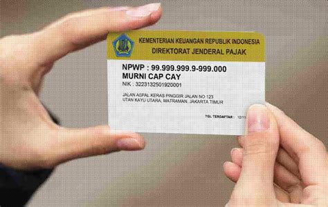 nomor wajib pajak adalah