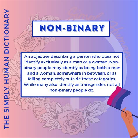 non binary gender definition dictionary