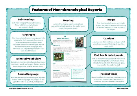 non chronological report meaning in urdu and examples