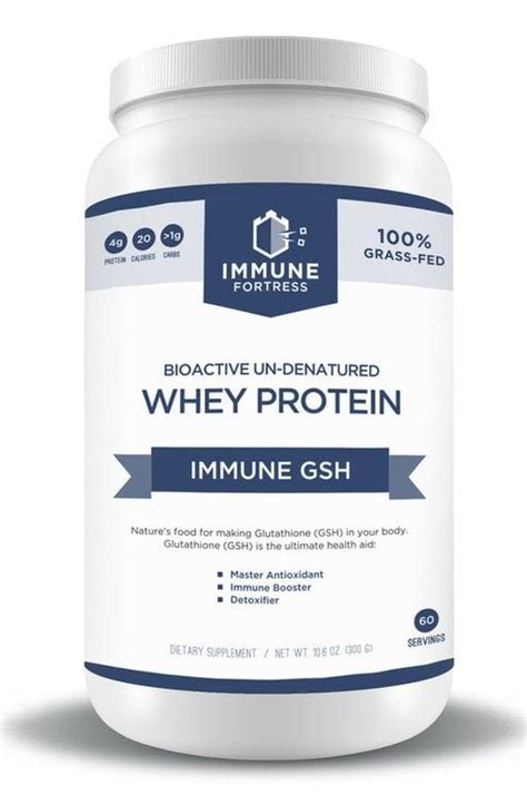 non denatured whey protein glutathione