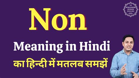non meaning in hindi