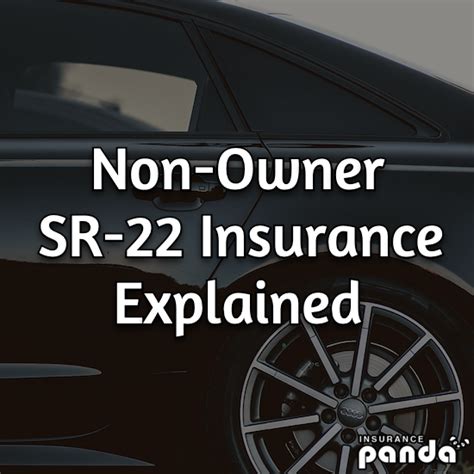 non owner car insurance sr22