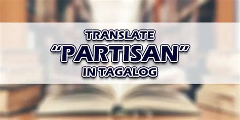 non partisan in tagalog