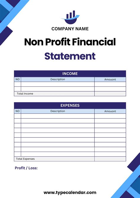 EXCEL of Non Profit Balance Sheet Statement.xlsx WPS Free Templates