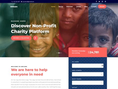 non profit fundraising website