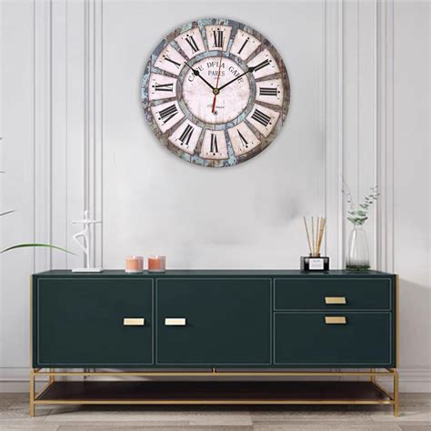 Non Ticking Bedroom Wall Clock