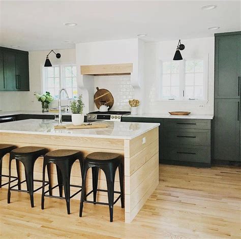 Non White Kitchen Cabinets