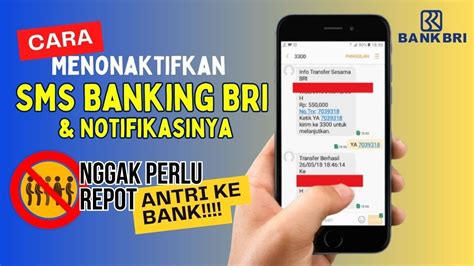 nonaktifkan sms banking bri