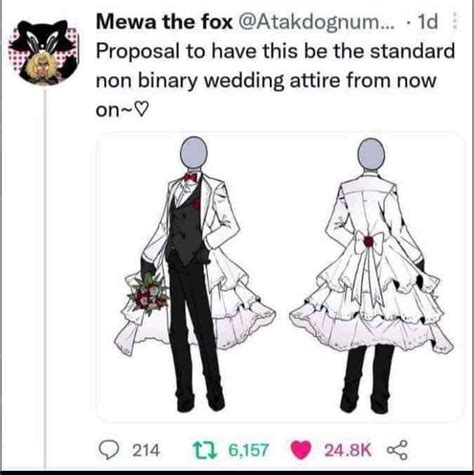20+ Nonbinary Wedding Outfit