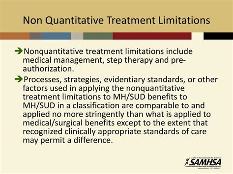 nonquantitative treatment limitations