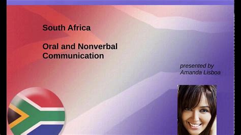 nonverbal communication in south africa