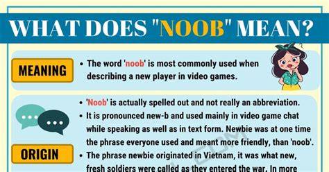 what does noob mean DriverLayer Search Engine