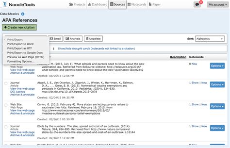 Noodletools Apa Citation