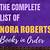 nora roberts books in order printable list