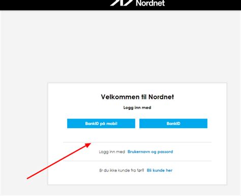 nordnet.no logg inn med brukernavn