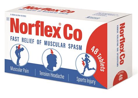 norflex co tablets ingredients