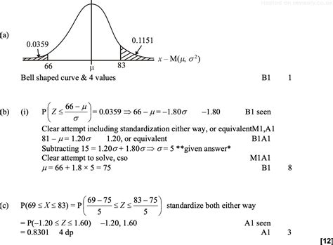 Normal Distribution Questions Physics And Maths Tutor