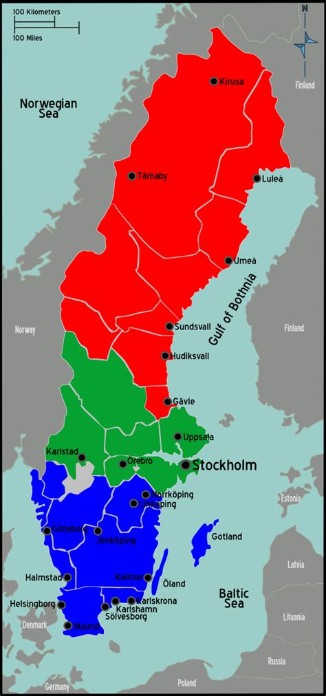 Köp 6 Norra Norrland med snabb leverans Kartbutiken.se