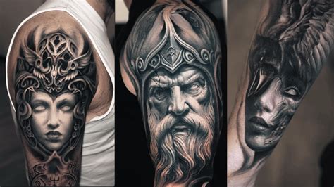 60 Odin Tattoo Designs For Men Norse Ink Ideas