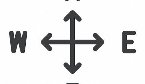 Arrow, direction, east, navigation, north, south, west icon - Download