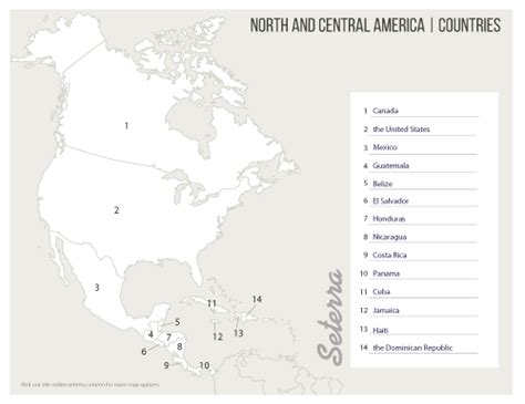 north and central america map game