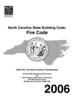 north carolina fire codes pdf