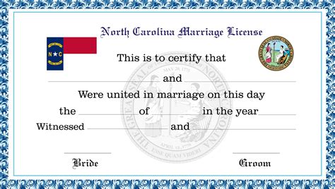 north carolina marriage record search