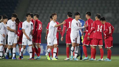 north korea v south korea football