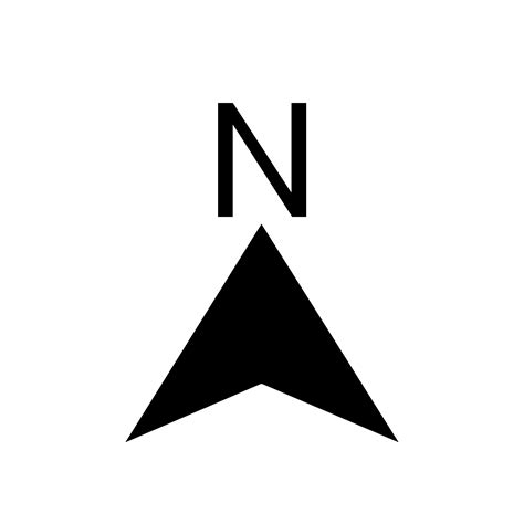 north orientation symbol png