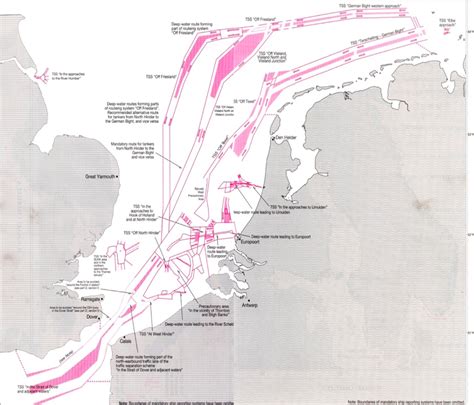 north sea shipping lanes