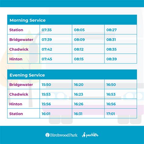 north tees shuttle bus timetable