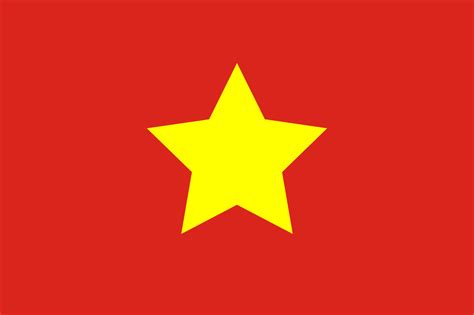 north vietnam flag 1955