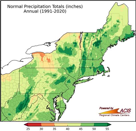 northeast receives more rain than the south