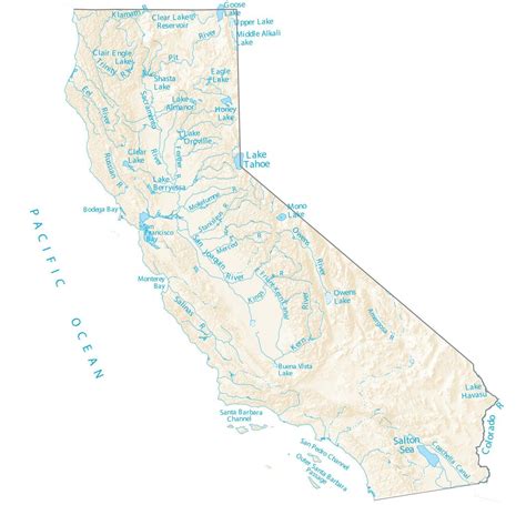 northern california lakes and rivers list