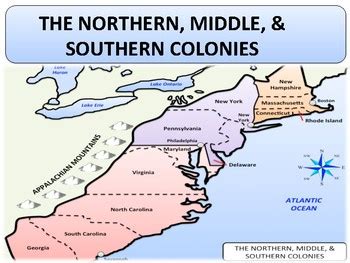 northern colonies vs southern colonies