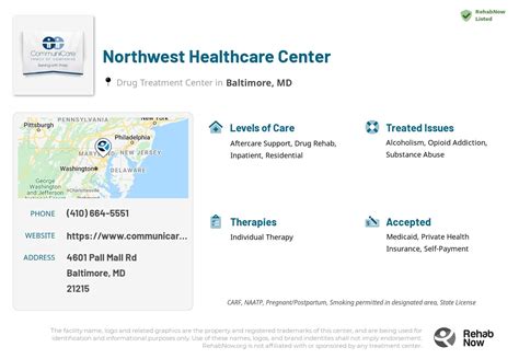 northwest healthcare center baltimore md